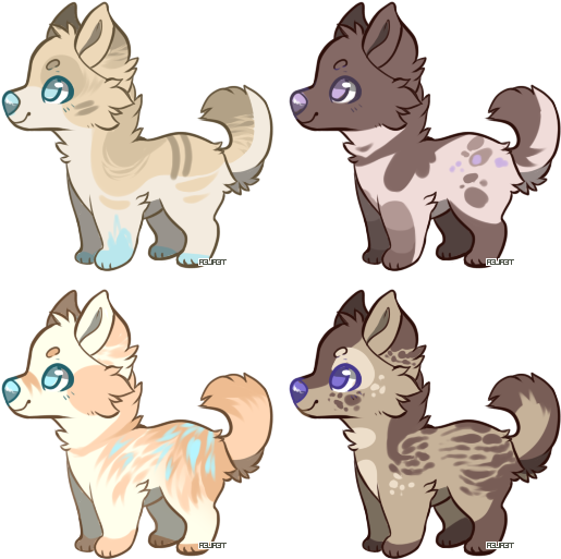 Soft Pupper Adopts 7 Open By Adoptionpaws - Cartoon (528x526)