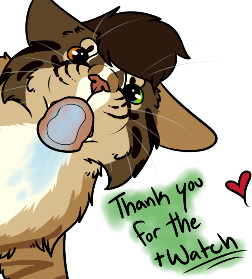 Thank You For The Watch By Thecatspupil - Cartoon (894x894)