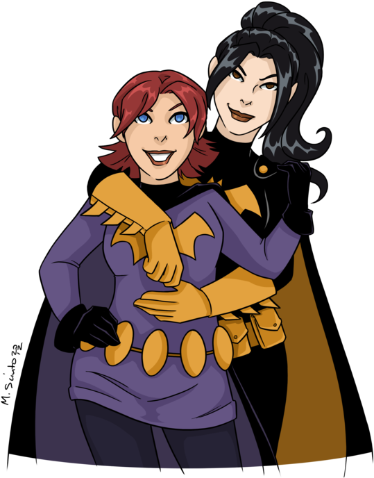 Batgirl And Batwoman By Msciuto - Batwoman And Batgirl X (600x776)