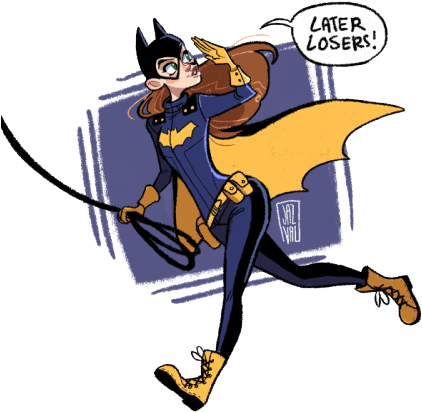 Batgirl For Sketch Dailies “ Check Out My New Art Twitter - Cartoon (500x416)