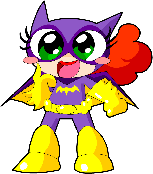 Chibi Batgirl By Carol-aredesu - Chibi Batgirl (600x681)