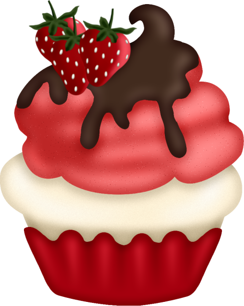 Cupcake & Bolos E Etc - Food Clipart Cupcqake (478x600)