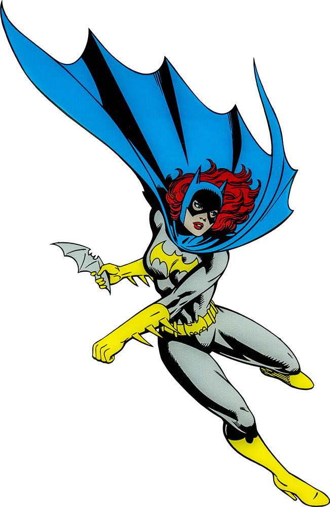 Batgirl Character Lensed Emblem - Popfun Toon Tumblers: Batgirl Clear Pint Glass (651x1000)