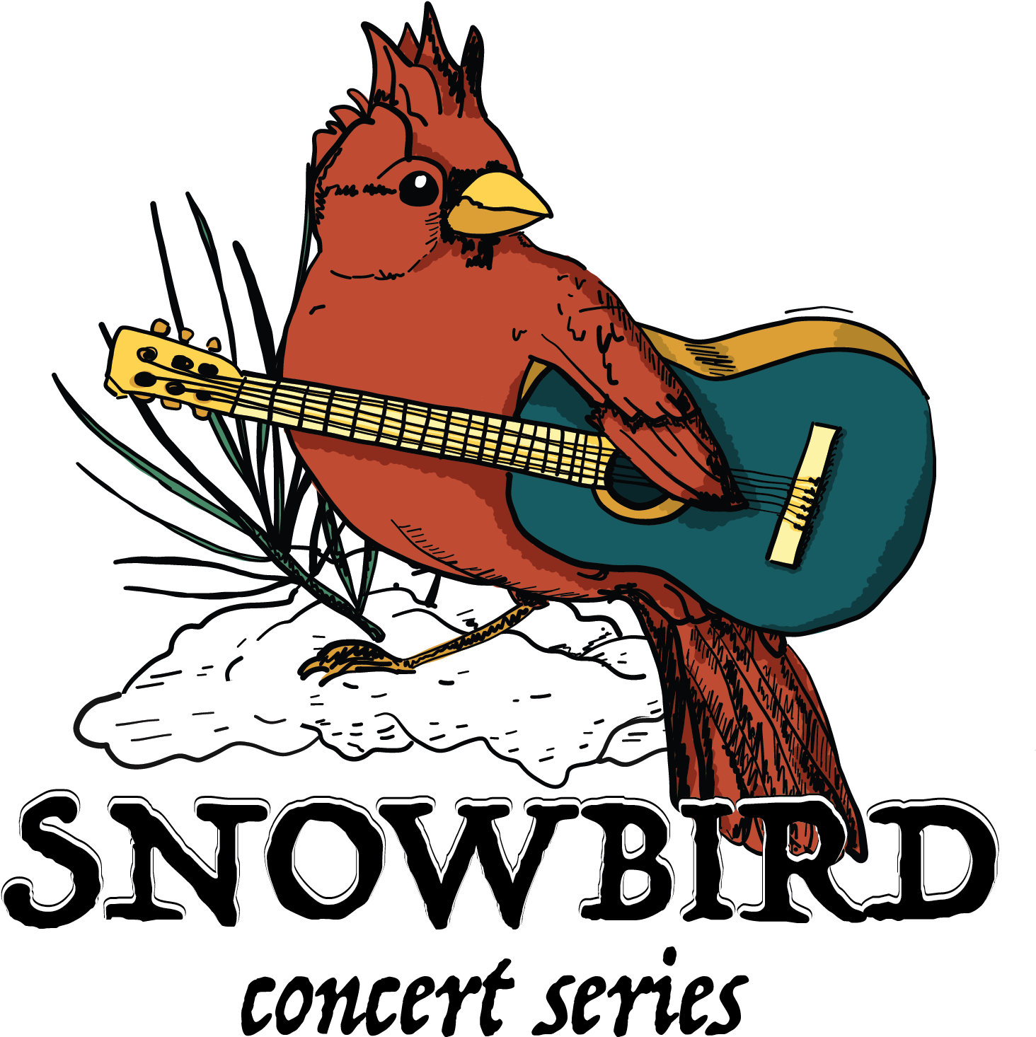 Snowbird Concert Series - Illustration (1728x1744)