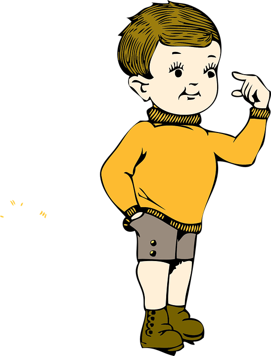 Little Boy Clipart Chubby - Boy Cartoon Png Gif (548x720)