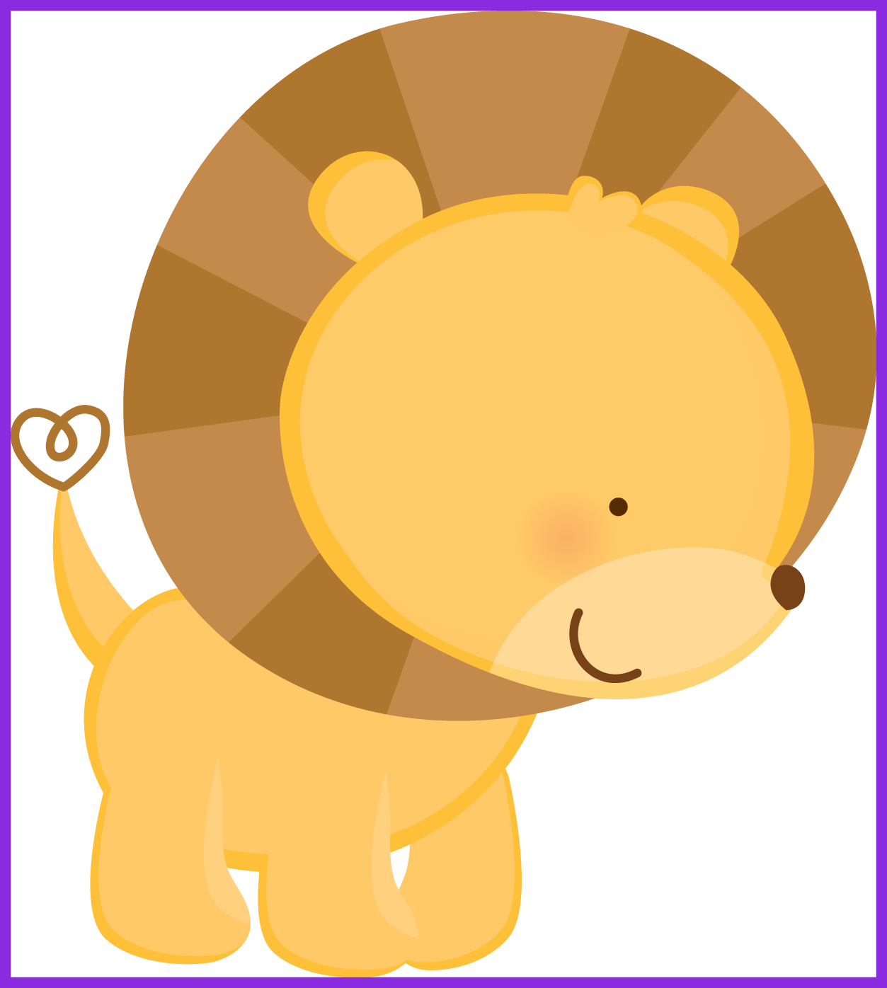 Lion Clipart Lion Eyes Clipart Stunning Zwd Babylove - Animalitos Del Zoo Png (1253x1396)