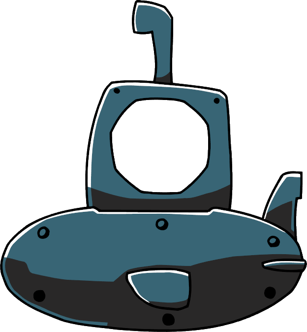 Yellow Submarine Clipart - Submarine Png (624x674)