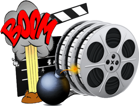Hollywood Film Reel Clip Art - Movie Film Reels Cufflinks Hollywood Tin Projector (600x600)