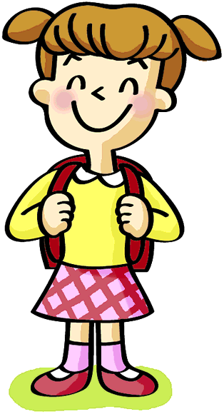 School Girl Clipart - School Girl Transparent Clipart (314x580)