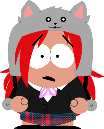 Sam School Girl Model By Modest-neko - Cartoon (405x500)
