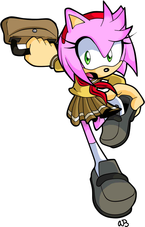 Schoolgirl Amy By Nextgrandcross - Sally Acorn School Girl (727x1031)