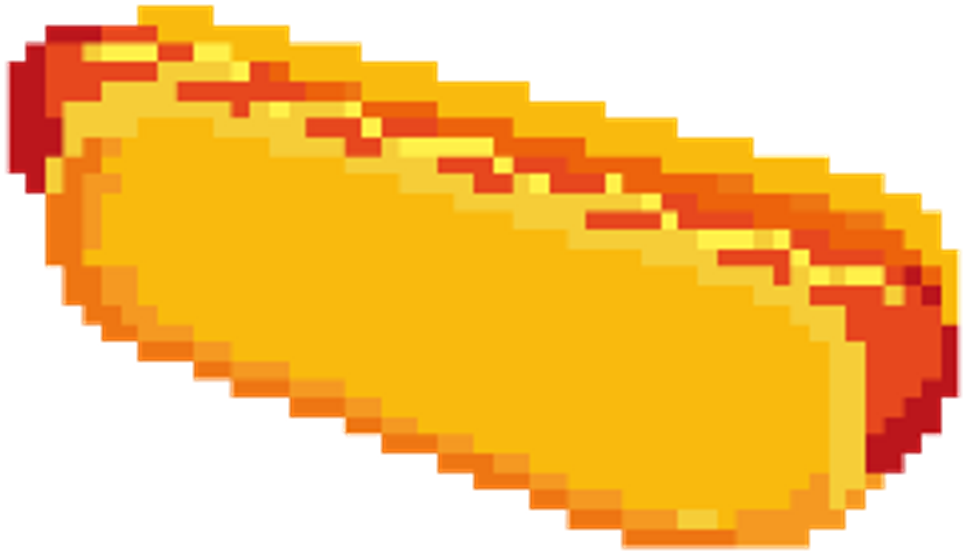 Pixel Clipart Hot Dog - Pixel Clipart Hot Dog (1024x1024)