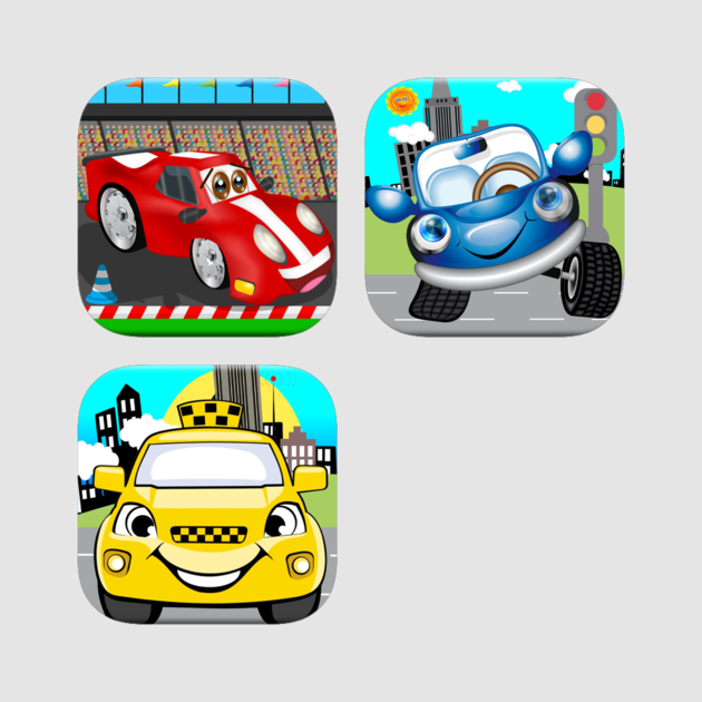 Toddler Cars Bundle Puzzles, Sounds, Games & Race Car - Racing (630x630)