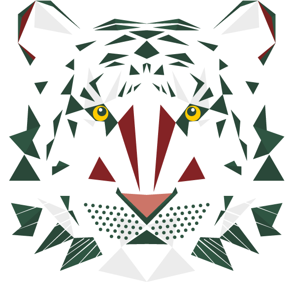 Illustrations - Geometric Tiger Png (600x600)