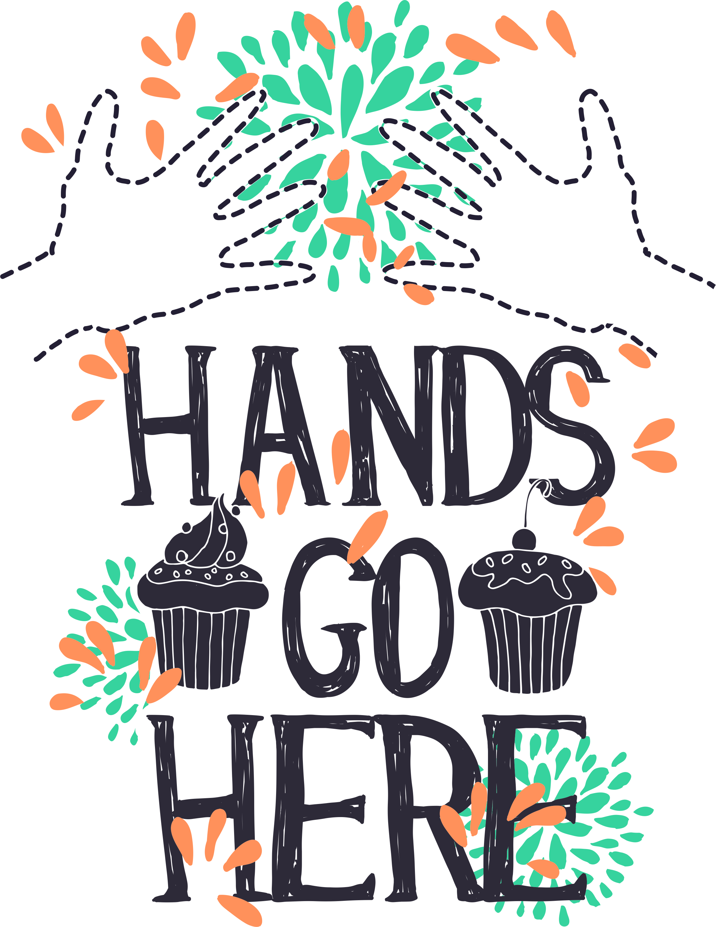 Share - Hände Gehen Hier Stoffserviette (2352x3045)