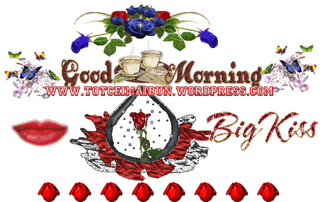 Morning Kiss - Animation Good Morning Nice (445x280)