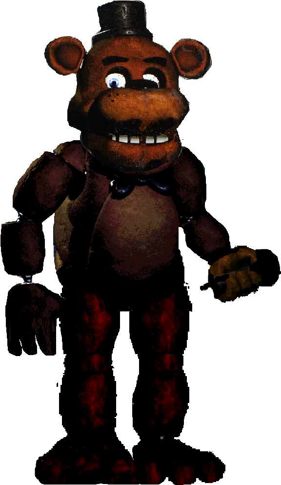 Freddy Fazbear Full Body 3 By Will220 - Cartoon (603x1043)