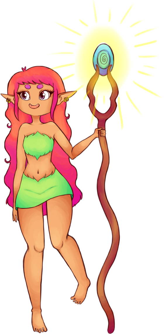 Lil' Elf By Belladriel - Cartoon (665x1201)