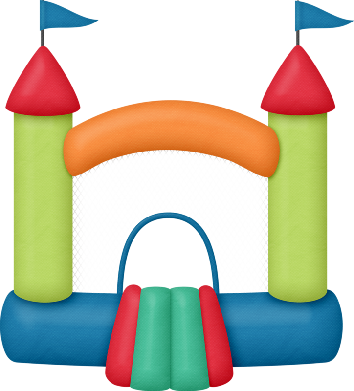 Bounce Clipart - Draw A Bounce House (724x800)