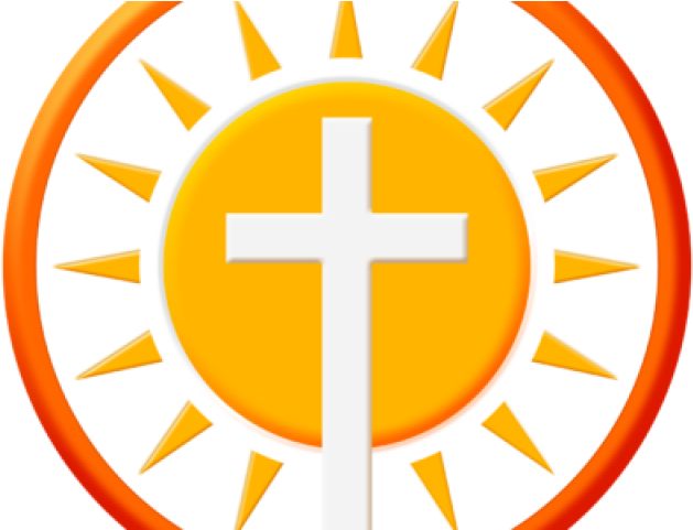 Sunshine Clipart Cross - Cross In A Circle (640x480)