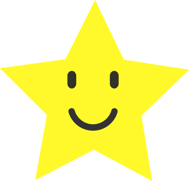 Smiley Star Clip Art - Mario Kart 8 Star (666x636)