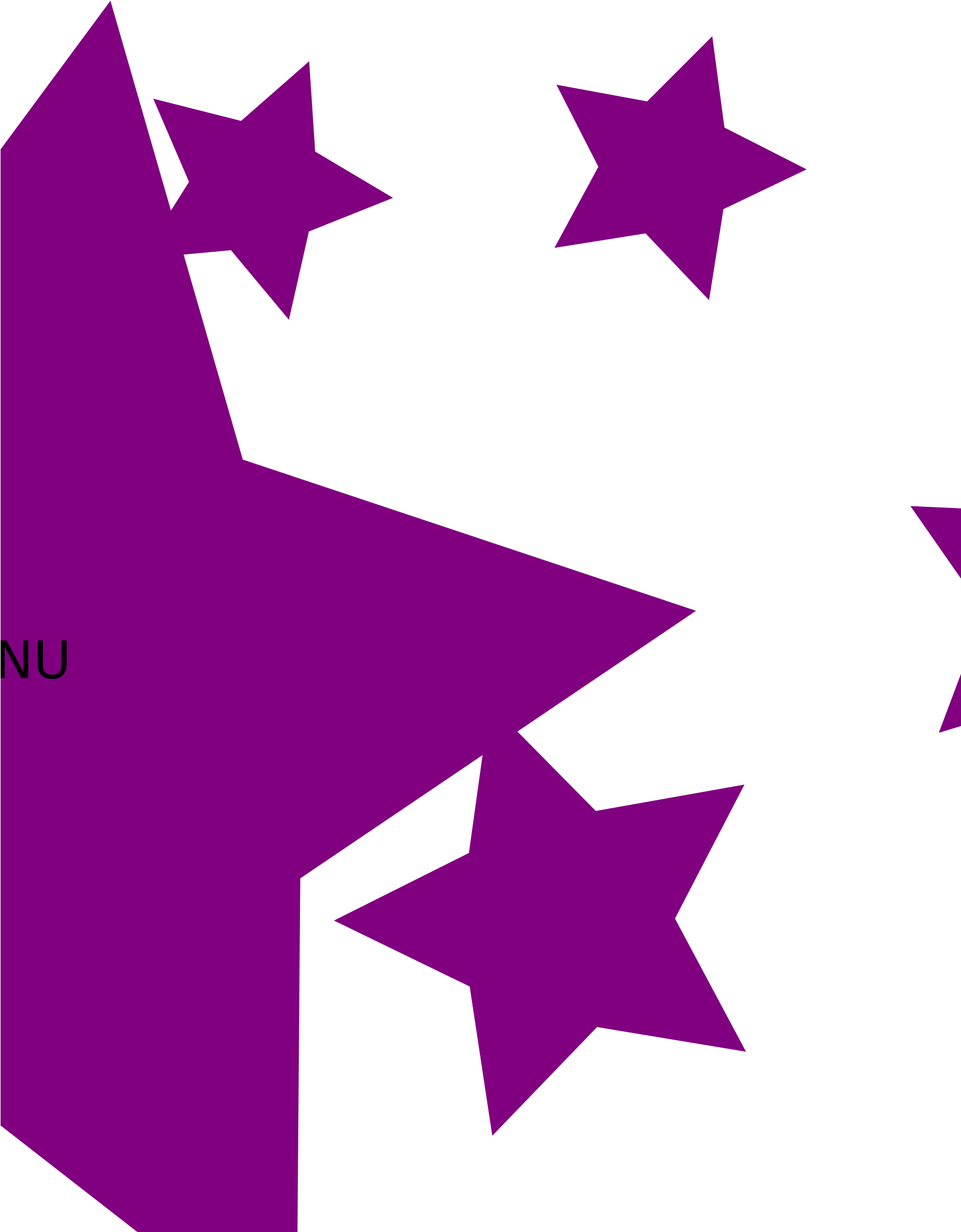 Big Image - 星 フレーム 縦 白黒 (1697x2400)