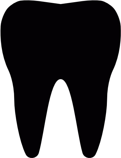 Molar - Tooth Silhouette Png (626x626)