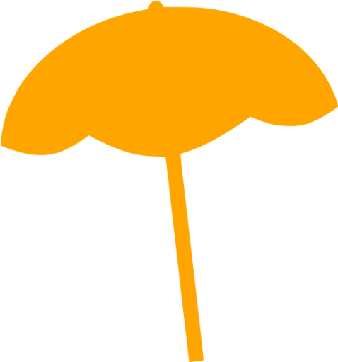 Large Orange Umbrella Art (512x512)