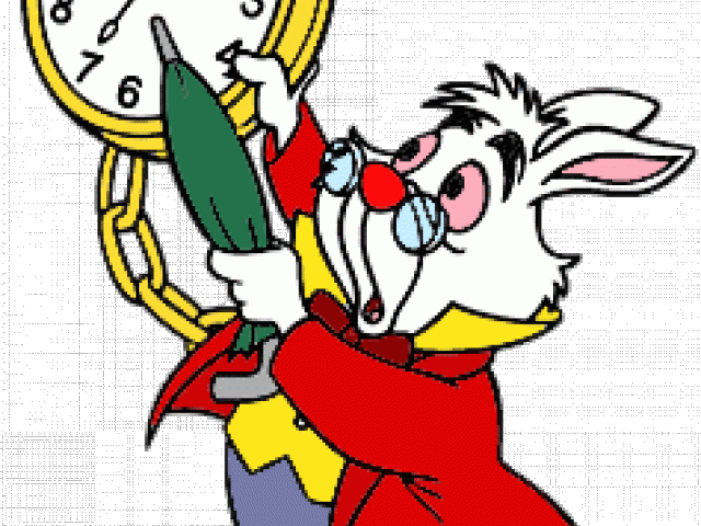 See Clipart Alice In Wonderland - Alice In Wonderland Rabbit (640x480)