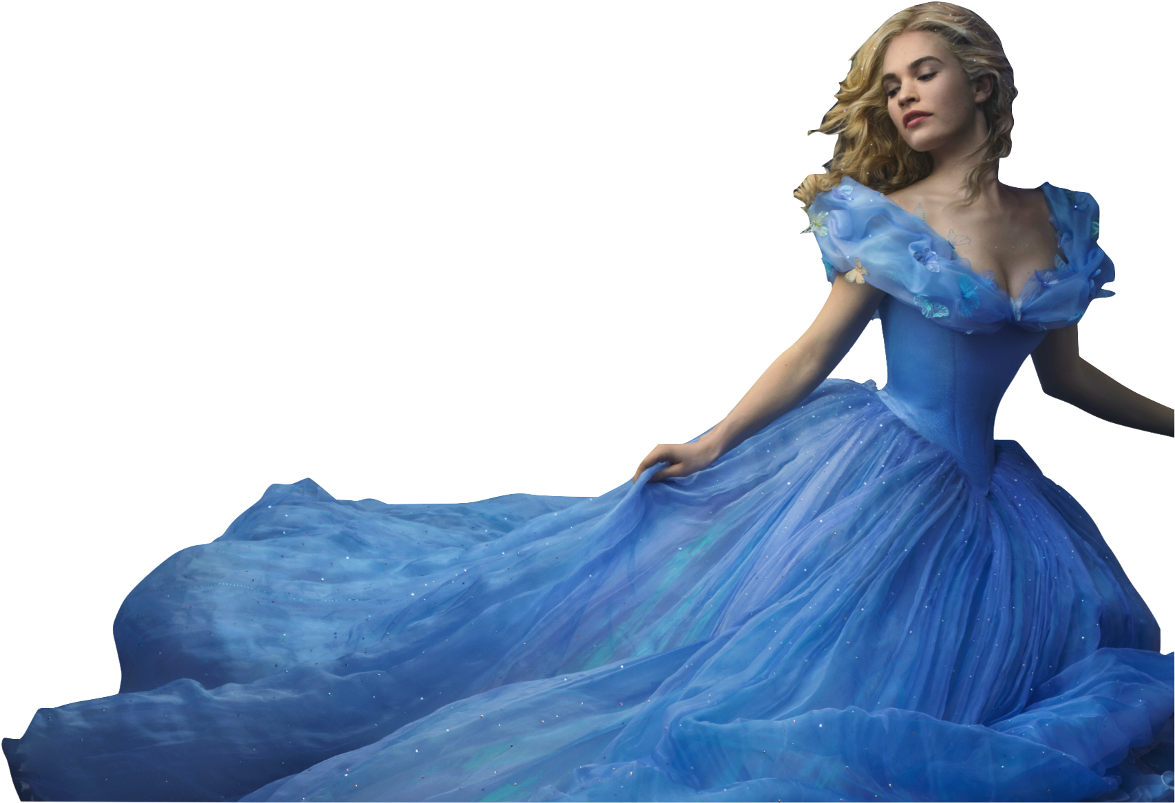 Cinderella Png Photo - Lily James Cinderella Png (1707x1167)