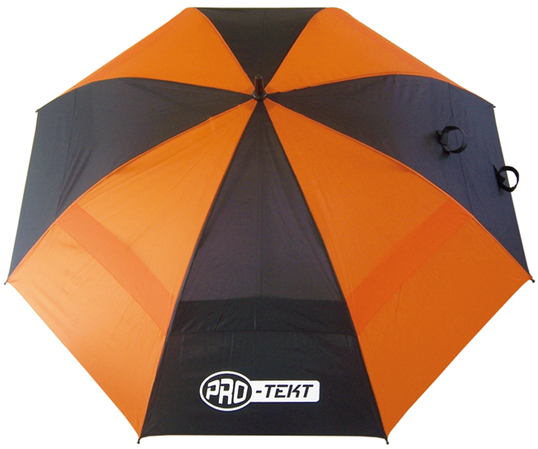 Pro-tekt Umbrella - Black/orange - Protekt Automatic Golf Umbrella (800x900)