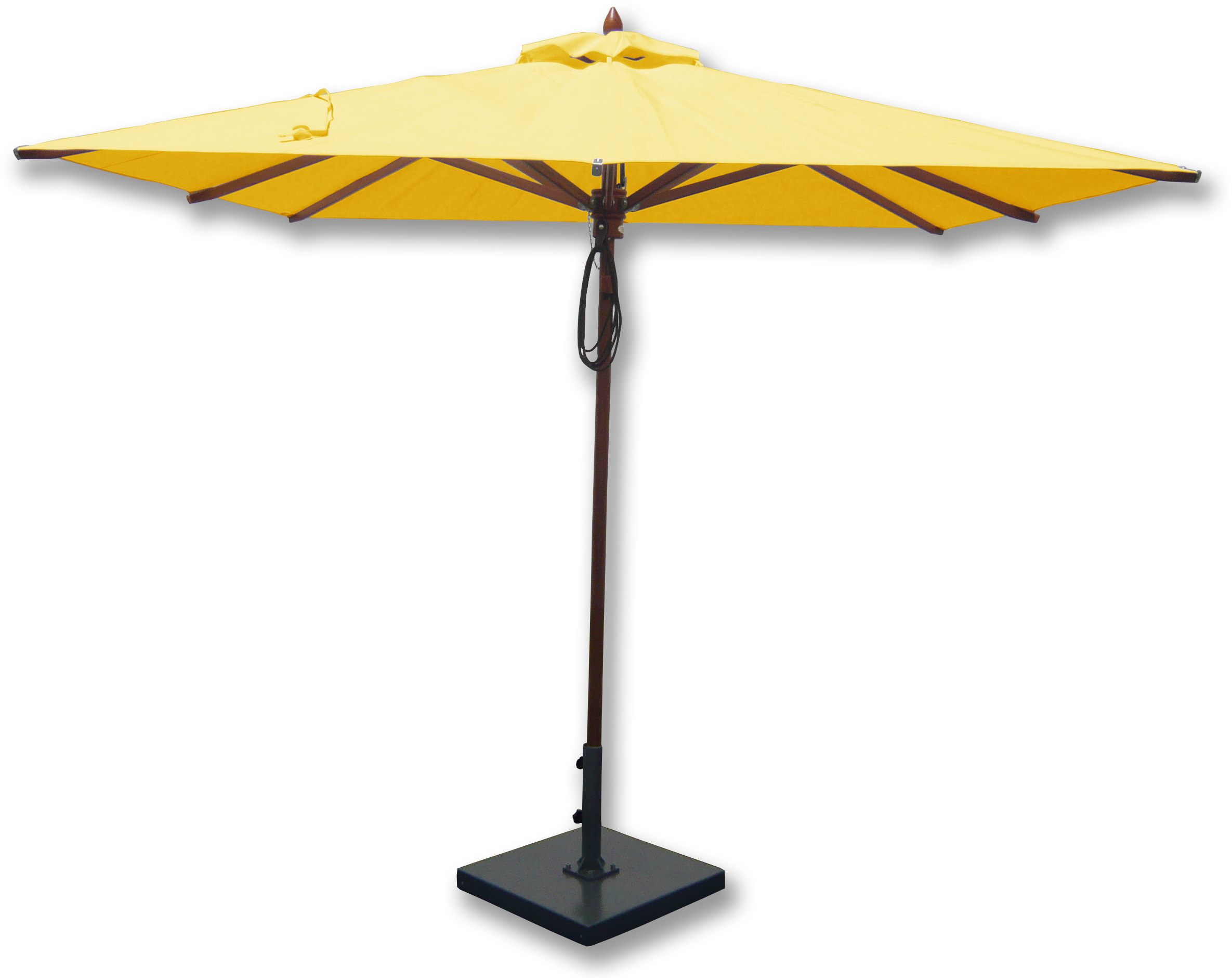 Outdoor Yellow Umbrella Png - 8' Umbrella Greencorner Fabric: Natural (2700x2100)