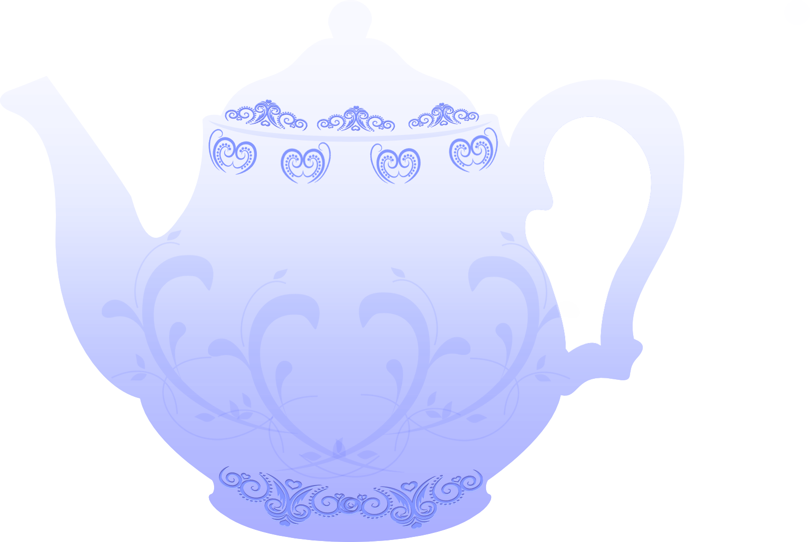 Teapot Clipart Blue - Teapot (1608x1076)