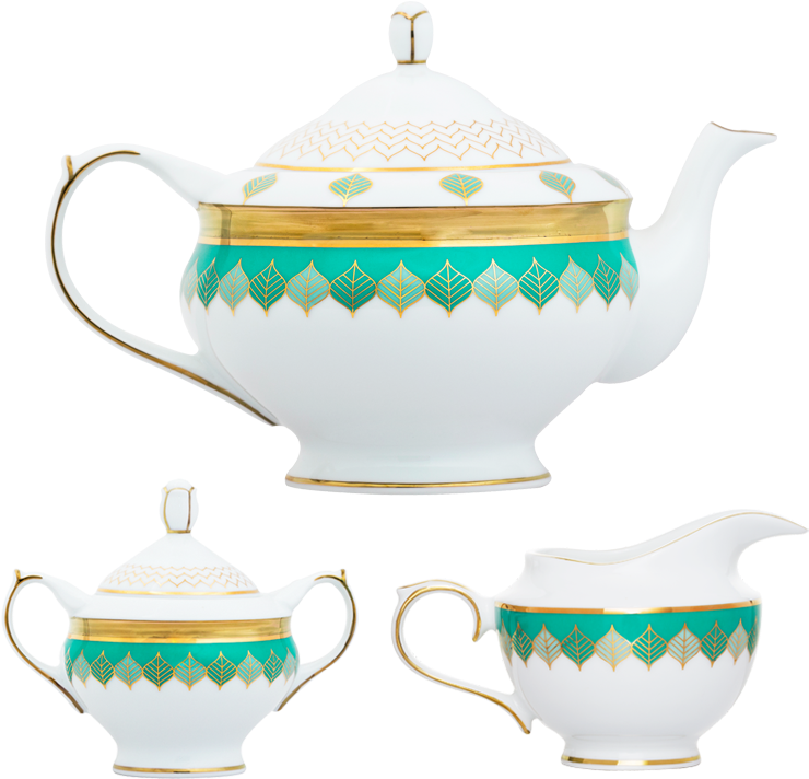 Banaras Teapot, Creamer And Sugar Pot - T-carrier (800x800)