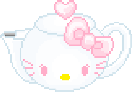 Hello Kitty Teapot ♡ ♡ - Instiz (500x363)