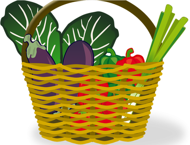Vegetables Clipart Shopping - Cesta De Compras Png (640x480)