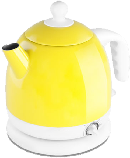 Electric Kettle Electricity Yellow - Kettle (549x568)