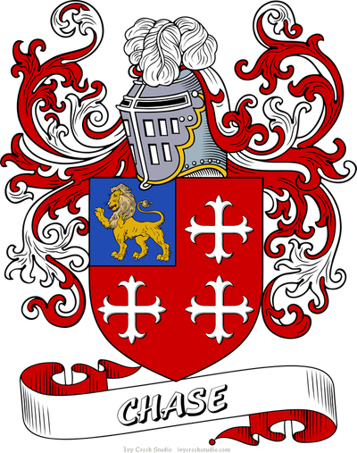 Chandler Family Coat Of Arms (400x507)