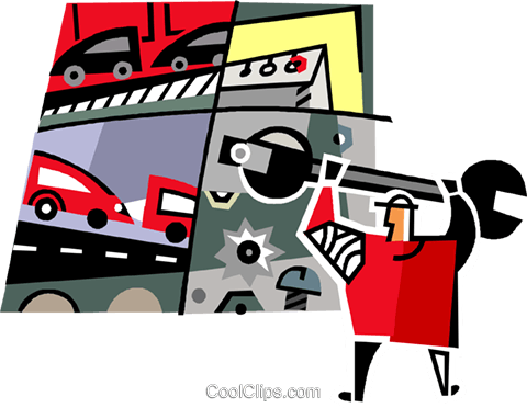 Mecânicos Livre De Direitos Vetores Clip Art Ilustração - Mecânicos Livre De Direitos Vetores Clip Art Ilustração (480x372)