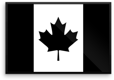 Canada Flag Wall Art - Canada Flag In Round Shape (500x500)