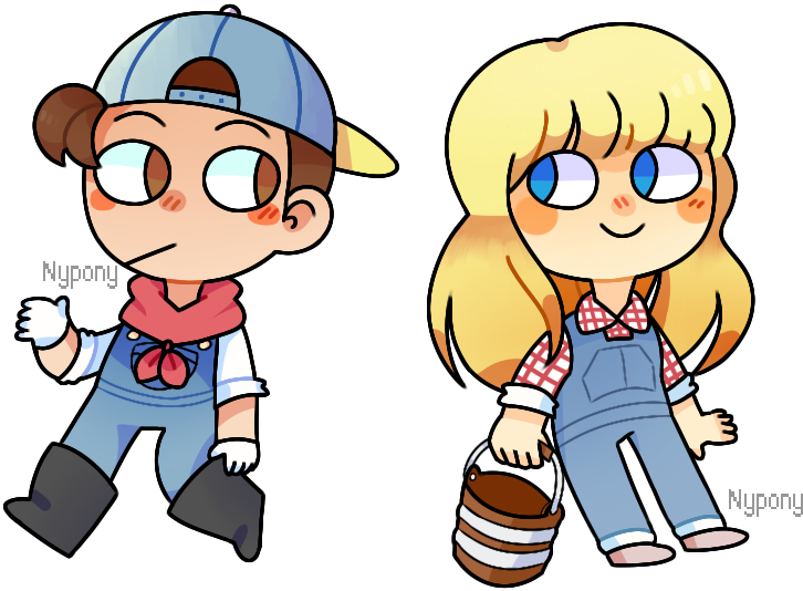 Little Farmers By Koipony - Cartoon (800x600)