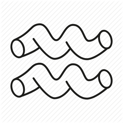 Drawn Macaroni Svg - Line Art (512x512)