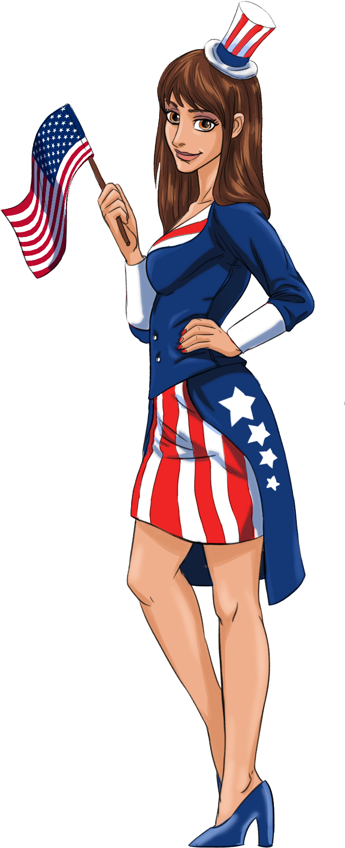 4th Of July Alissa 4th Of July Bunny - Rabbit (693x1696)