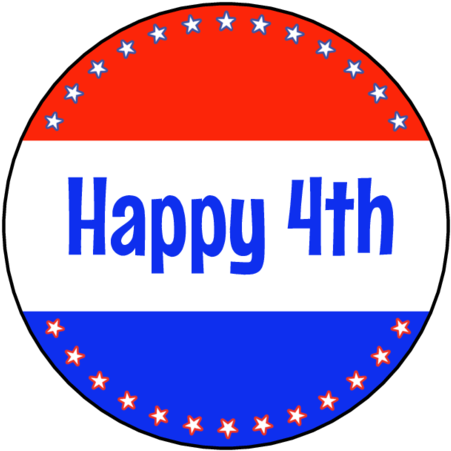 Happy 4th Printable With 13 Stars - Playful Pony Personalized Party Poster (500x500)
