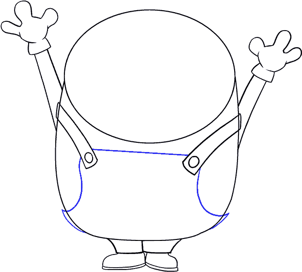 How To Draw Bob The Minion - Draw Minions By Step (678x600)