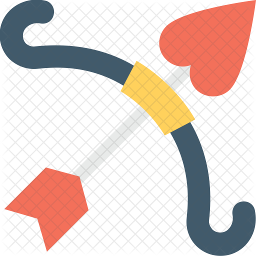 Cupid Bow Icon - Archery (512x512)
