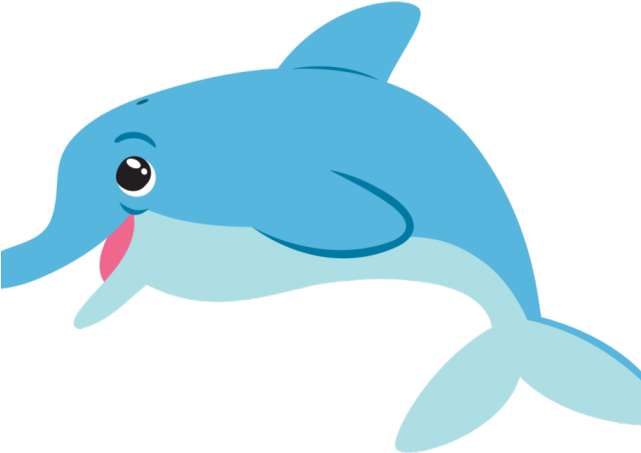 Dolphines Clipart Clear Background - Dolphin Clipart (640x480)