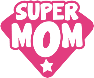 Super Mom, Mother Png Image - Graphic Design (500x500)