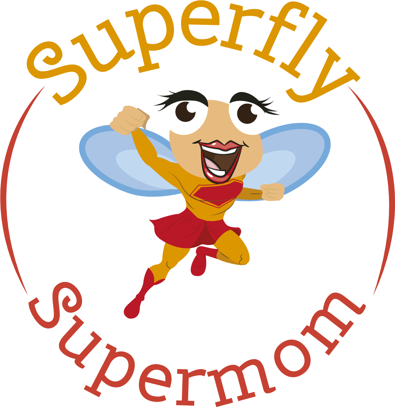 Home - Super Mom Cartoon (1299x1337)