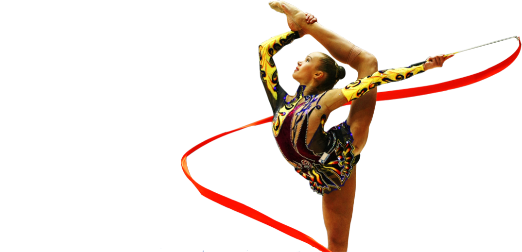 Gymnastics Png File - Rhythmic Gymnastics Transparent (1100x518)
